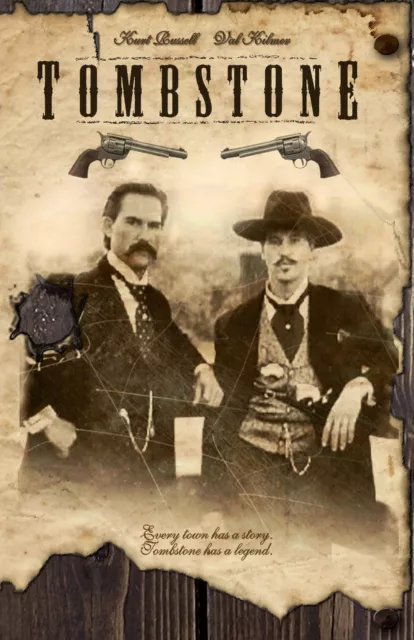 Tombstone movie poster print (style A) : 11 x 17 inches Val Kilmer, Kurt Russell