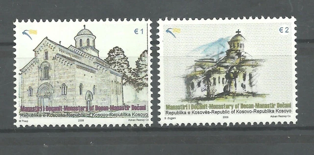 KOSOVO 2009 Decani-Kloster-Set postfrisch