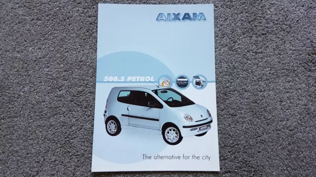 Aixam 500.5 Sales Brochure 2002-2005