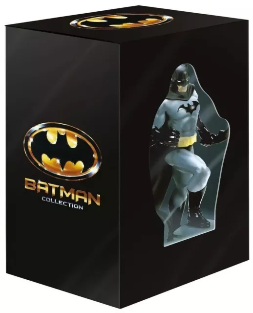 Batman Collection Blu-ray + DVD 4 Films  + Collector Statue Batman résine 30 cm