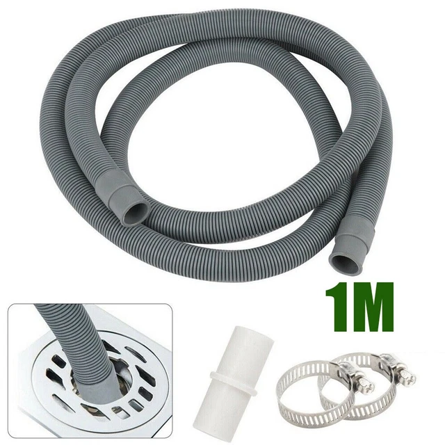 Prolunga Tubo Di Scarico Per Lavatrice E Lavastoviglie 1.5mt - Con Fascette E Adattatore, Antistrappo