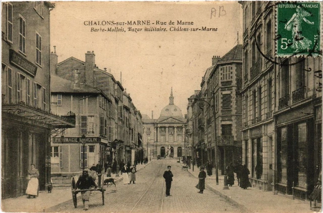 CPA CHALONS-sur-MARNE Rue de MARNE (490927)