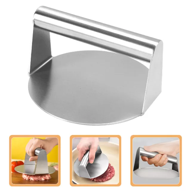 Macchina per torte Smasher rotondo in metallo Press Hamburger Patty Maker