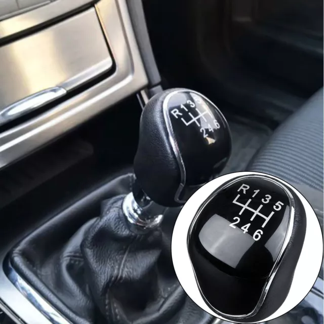 6 Speed Gear Stick Shift Knob Fit for Ford Mondeo IV Focus MK2 MK3 S-MAX Grand