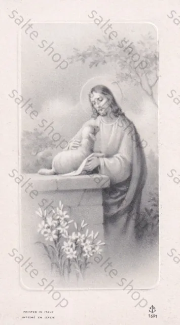 19-Santino Holy Card Antica Preghiera Gesu'