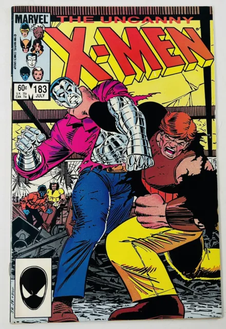 Uncanny X-Men #183 Colossus Vs Juggernaut (Marvel 1984) Chris Claremont VG/FN
