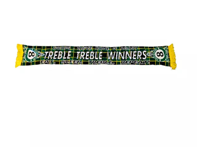 Celtic Football Scarf - Treble Treble Winners