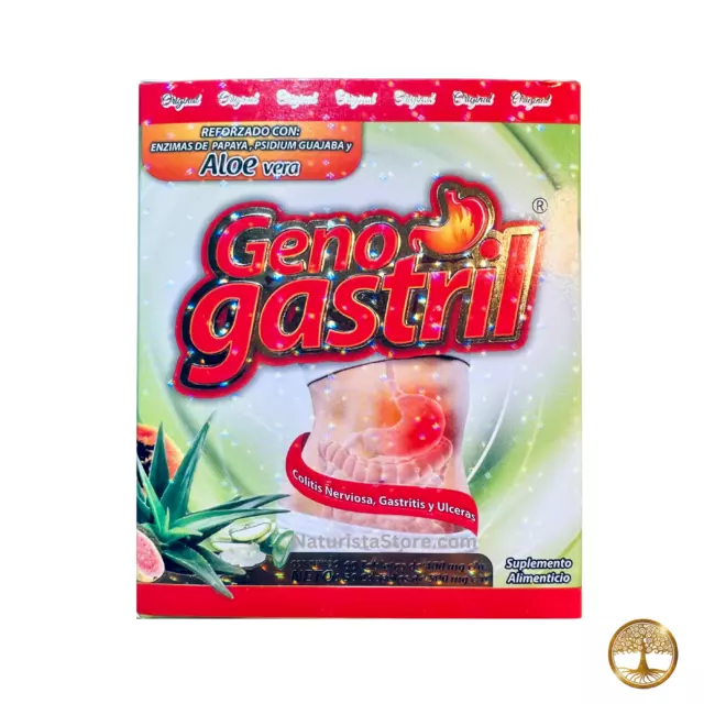 GenoGastril ( Colitis, Úlceras, Acidez y Agruras) Tabletas 100% Original