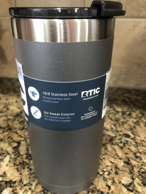 RTIC 16oz Coffee Mug w/Handle Portable Travel Thermal Cup Vacuum insulated (NEW) 3