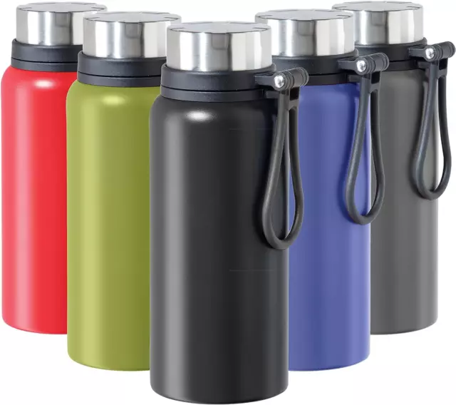 OGGI Terrain Insulated Stainless Steel Water Bottle - Large 32-Ounce Capacity, A