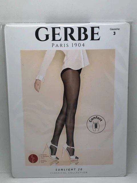 Collants Femme GERBE Sunlight 15 - Taille 3 Couleur Opaline, Neuf Avec étiquette