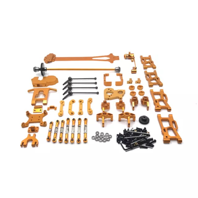 45Pièces Mise À Niveau Camion Rc Complet Pour Wltoys 124018 124019 Voiture RC 3