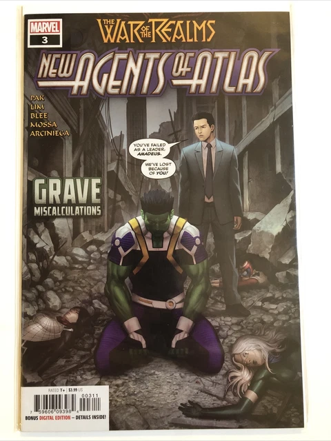 War Of Realms New Agents Of Atlas #3 Marvel Cover A  1St Print Pak Lee