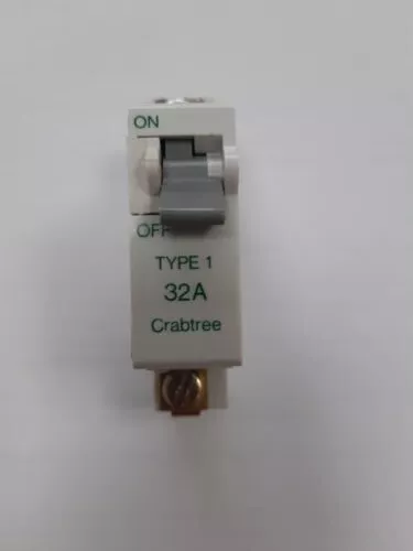 Crabtree TYPE 1  SB6000 Series 32Amp  MCB BS3871 M6