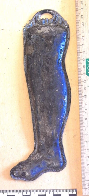 Antikes Ex Voto - Votivgabe - Silberblech - Fuß - 23,4 cm