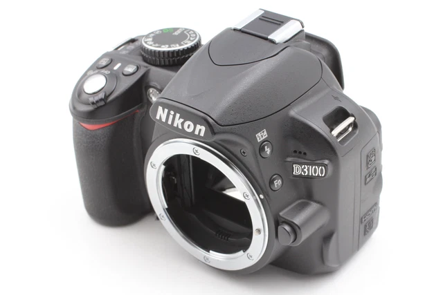 [Near MINT in BOX] Nikon D3100 BLACK 14.2MP Digital SLR 18-55mm f/3.5-5.6G JAPAN 3