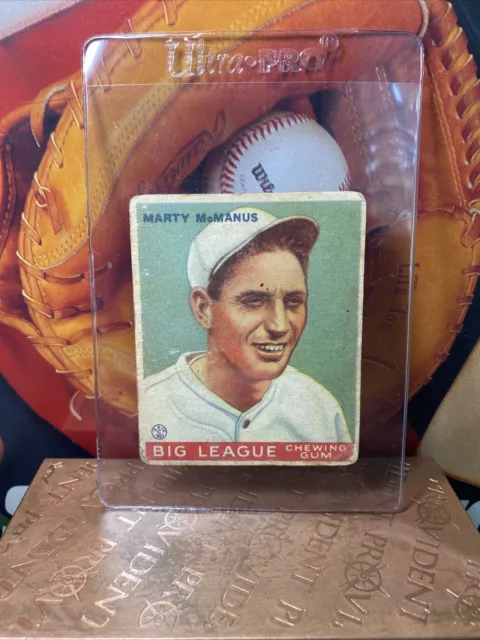 1933 Goudey Set Break # 48 Marty McManus Vg