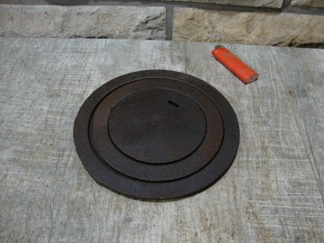 Home&Wood Gusseisen Ofenringe Set - 200 Mm Durchmesser, 3-teilig (1x Scheibe 120mm + 2x Ringe) - Für Herdplatten