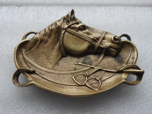 Coupe Fruit En Bronze Forme De Noix – Vide-poche Décoratif Ancien, Feuille Demi-noix