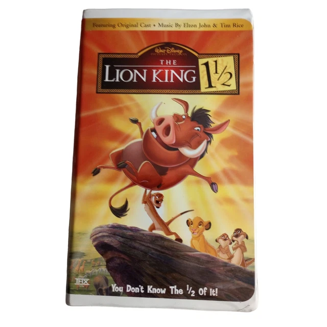 WALT DISNEY'S THE Lion King 1 1/2 (VHS, 2004) £7.63 - PicClick UK