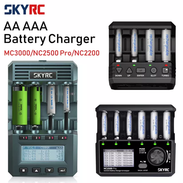 SKYRC MC3000 Battery Charger NC2500 Pro NC2200 Rechargeable Battery Charger