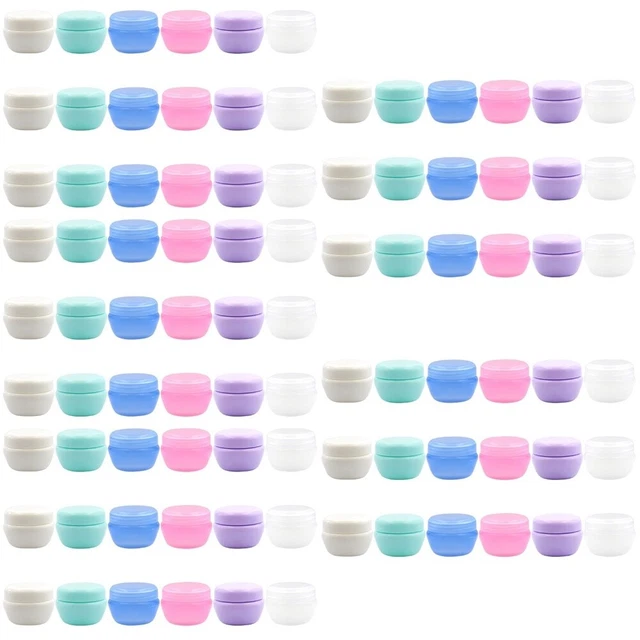 90 piezas maquillaje -crema - subbotellas soporte cosmético botellas de almacenamiento multiusos