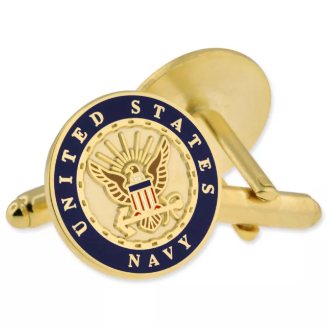 PinMart's Officially Licensed U.S. Navy Cufflinks