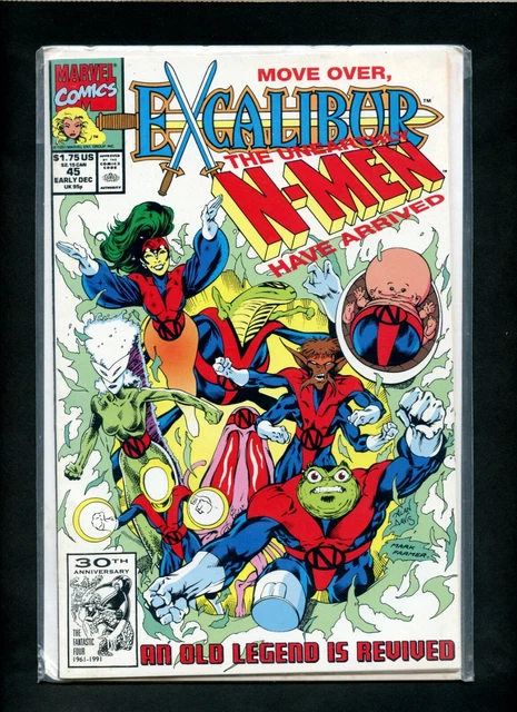 Excalibur * Vol. 1, No. 45, December 1991 * Marvel Comics * Brand New