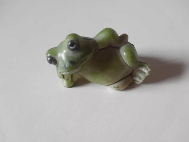 Frosch "Big Boss" aus der Serie: "Happy Frogs 1986" - 5 x 3 cm - Ü-Ei-Figur