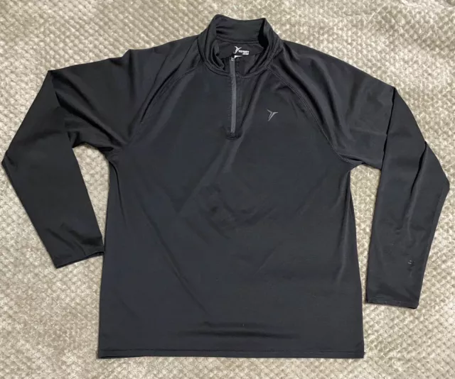 Old Navy Active Black Quater Zip Pullover Size L