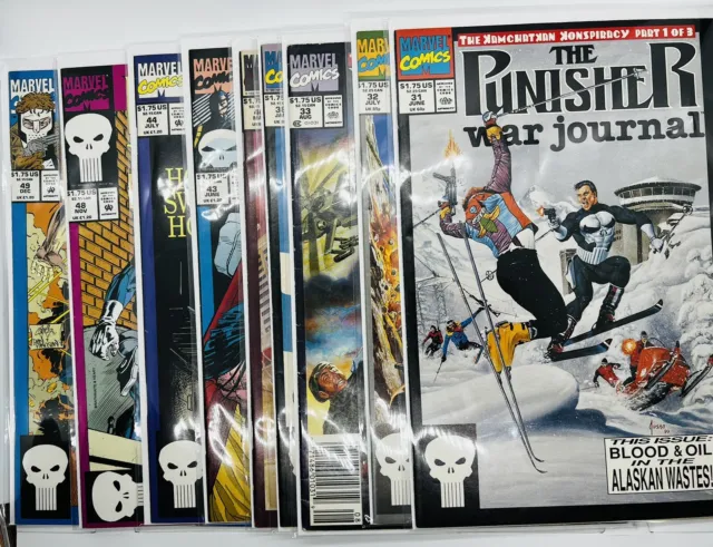 The Punisher War Journal Marvel Comics Lot of 9
