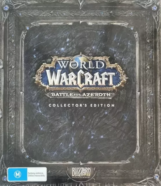 World Of Warcraft Battle For Azeroth Collectors Edition PC - Brand New Sealed