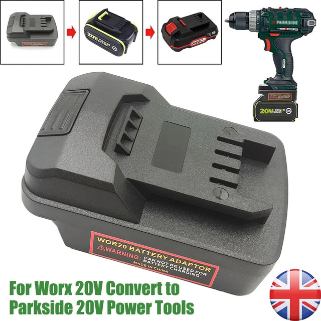 Parkside 20v online battery compatibility worx