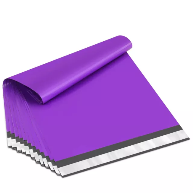 UCGOU Poly Mailers 12x15.5 Inch Purple 100 Pack Medium Shipping Bags #5 Stron...
