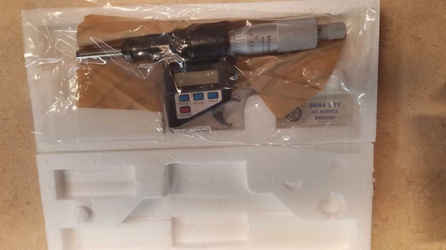 Mitutoyo Digimatic Digital Micrometer Head 0-1" 25mm .00005" .001mm NEW