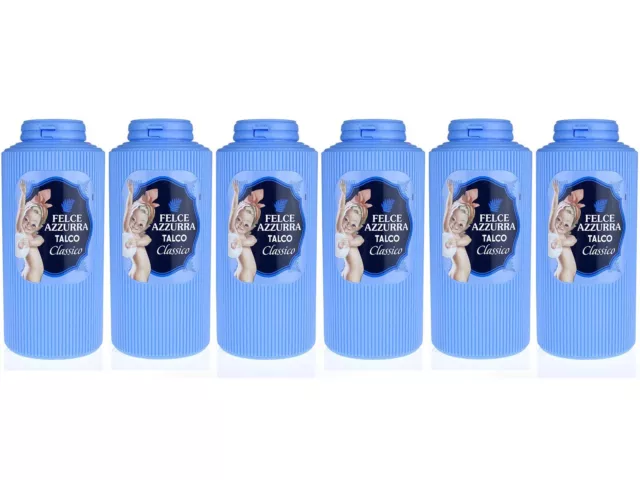 PAGLIERI Felce Azzurra Körperpuder Talkum Talkpuder 6x 500g