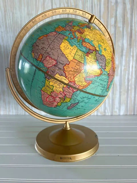 Vintage Cram’s Duogyral World Globe 17.5” Tall