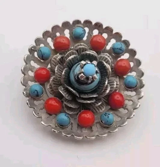 Ancenne broche Fbule berbère argentée - Etsy France
