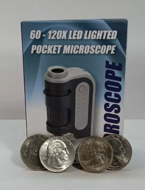 Carson MM-300 MicroBrite Plus LED Pocket Microscope