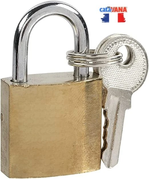 Cadenas en Acier inoxydable avec 2 clés , Antivol Casier Chaine - 30mm
