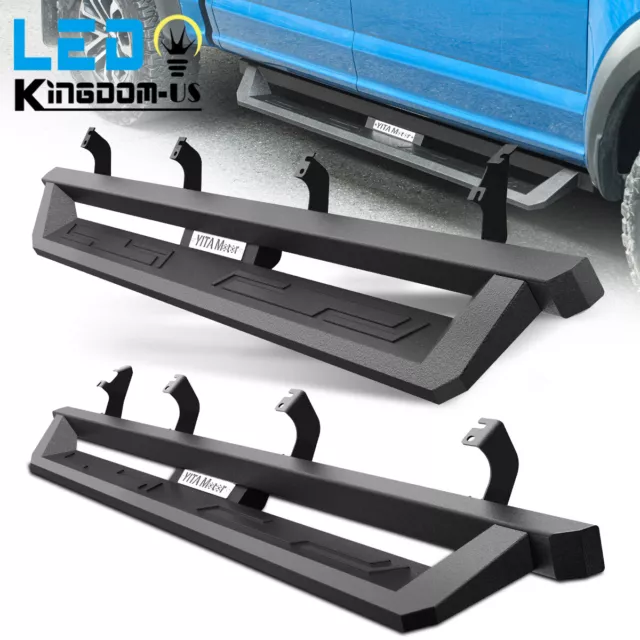RUNNING BOARDS FOR 20222024 Toyota Tundra Crew Max Steel Drop Side