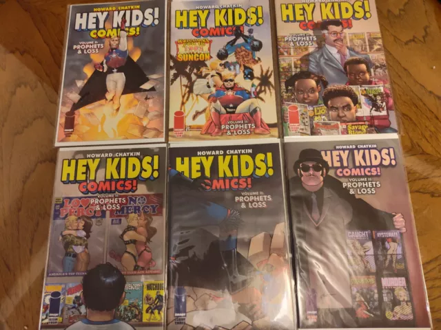 Hey Kids Comics Vol 2 1-6 Howard Chaykin American Flagg Image Comics Indie Comix