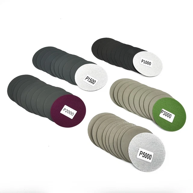 Rotolo Carta Vetrata Deerfos Gancio/anello 115mm - Per Levigatura Umida/secca, Grana 40-2000 - Foto 3