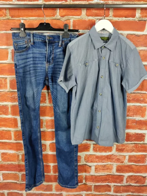 Boys Bundle Age 11-12 Years Abercrombie Ted Baker Jeans Smart Shirt Kids 152Cm