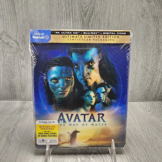 AVATAR THE WAY Of Water 4K UHD, Blu-ray, Digital, Lenticular Walmart
