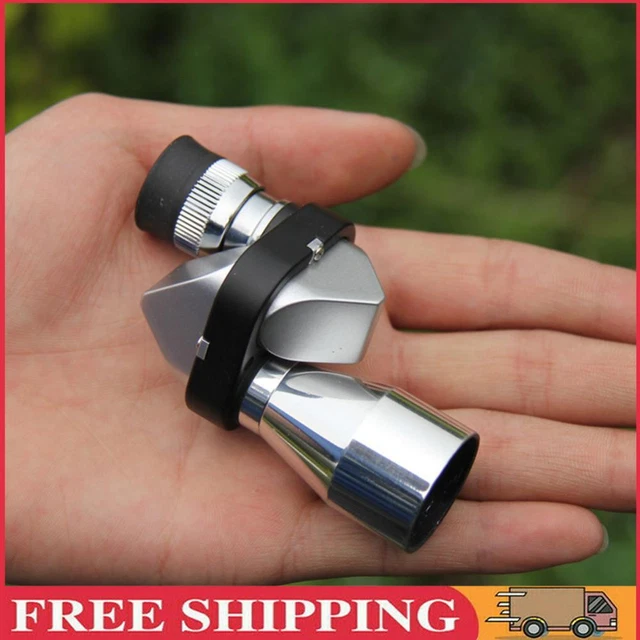 8x20 Mini Corner Binoculars HD Pocket Monocular Outdoor Telescope (Silver)