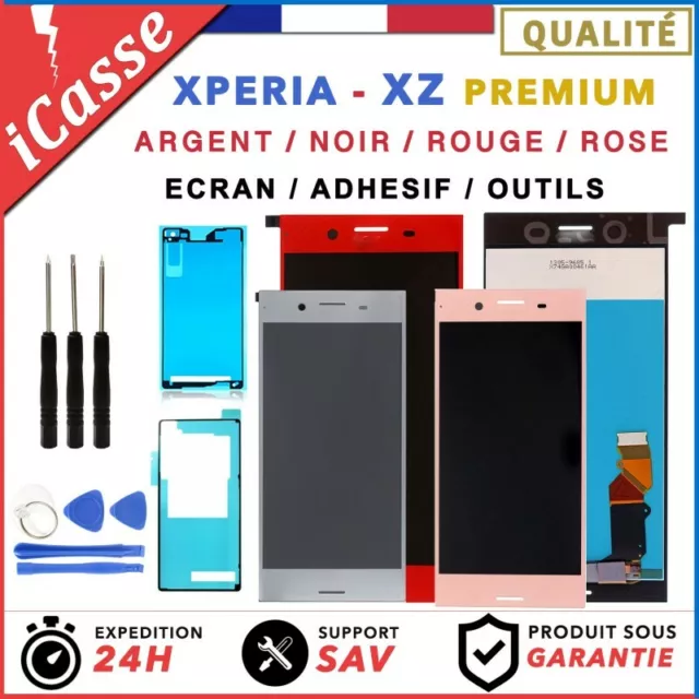 Ecran LCD pour Sony Xperia XZ Premium G8141 G8142 ARGENT NOIR ROSE ROUGE