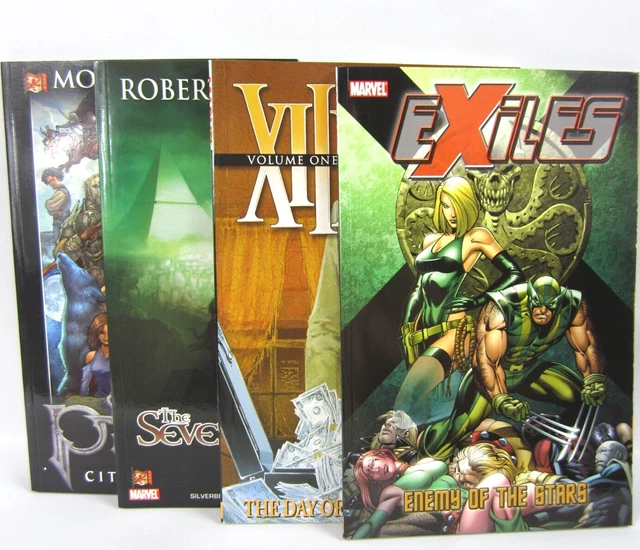 Marvel Graphic Novel Exiles XIII Vol 1 Ptolus Dabel Brothers Lot of 4 Books