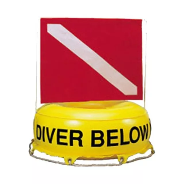 Buoy Inflatable Flag-N-Float Diver Down Flag Float Marker Scuba Diving DF69