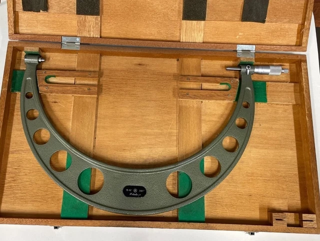 Mitutoyo 103-192A Outside Micrometer, 15-16" Range, .001" Graduation